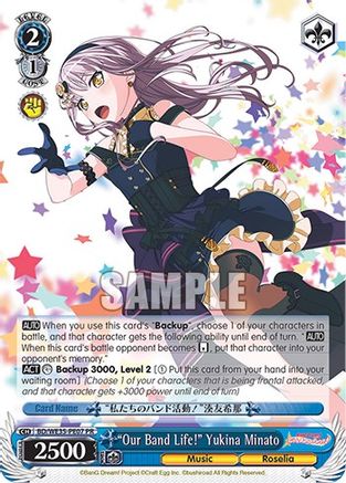 "Our Band Life!" Yukina Minato (BD/WE35-PE07) - Poppin’Party x Roselia