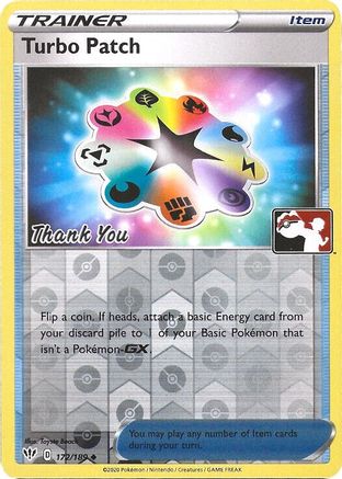 Turbo Patch 172/189  - Reverse Holofoil League & Championship Cards - Promo
