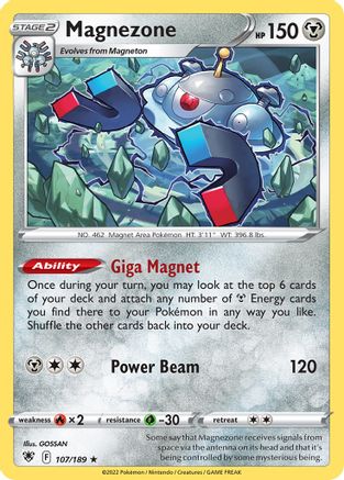 Magnezone - 107/189/189  Deck Exclusives - Rare
