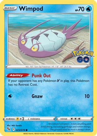 Wimpod 025  Pokemon GO - Common