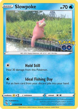 Slowpoke 019  Pokemon GO - Common