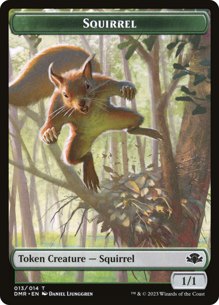 Squirrel (TDMR-013) - Dominaria Remastered Tokens Foil