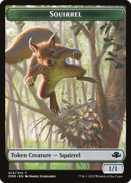 Squirrel (TDMR-013) - Dominaria Remastered Tokens Foil