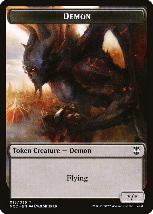 Demon (TNCC-015) - New Capenna Commander Tokens