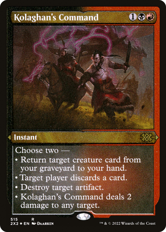 Kolaghan's Command (Foil Etched) [Double Masters 2022]