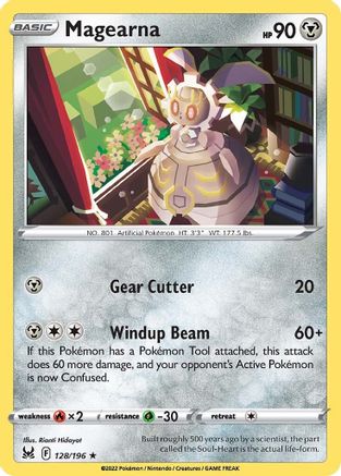 Magearna 128  - Reverse Holofoil SWSH11 Lost Origin - Rare