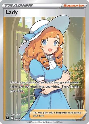 Lady (Full Art) 193  - Holofoil SWSH11 Lost Origin - Ultra Rare
