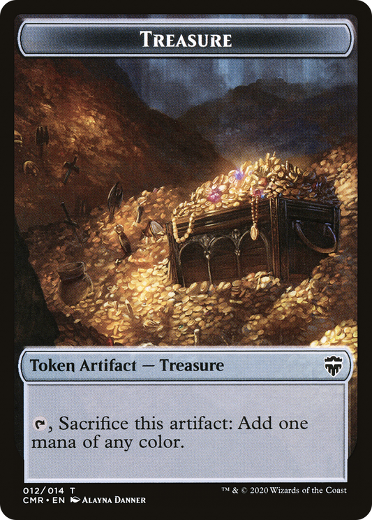 Treasure (CMR-012) - Commander Legends Tokens Foil