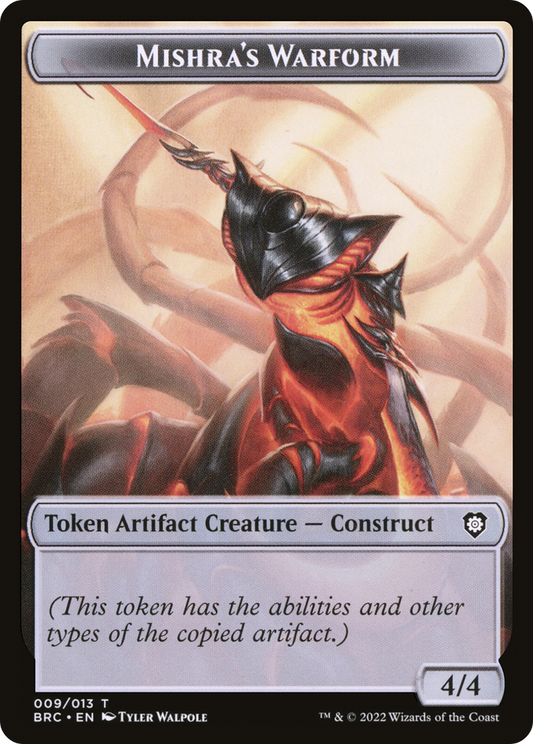 Mishra's Warform (TBRC-009) - The Brothers' War Commander Tokens