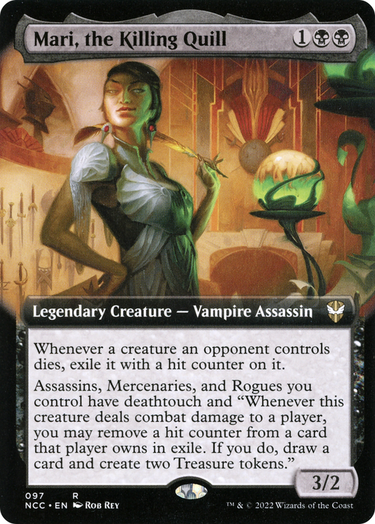 Mari, the Killing Quill (Extended Art) [Streets of New Capenna Commander]