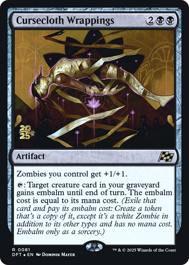 Cursecloth Wrappings [Aetherdrift Prerelease Promos]