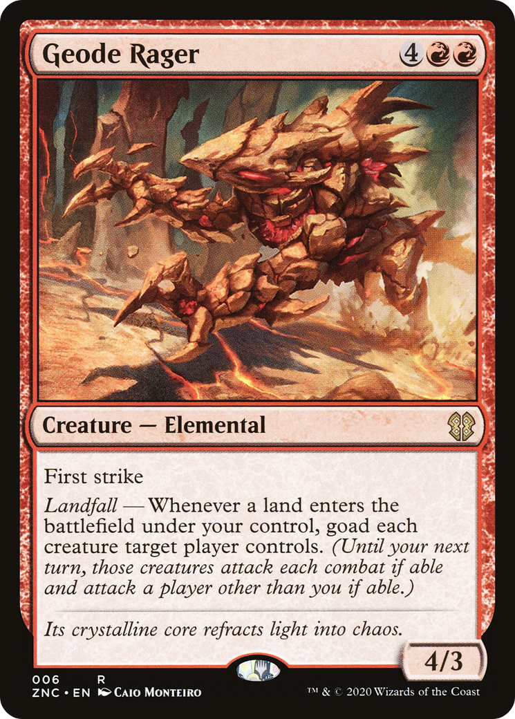 Geode Rager [Zendikar Rising Commander]