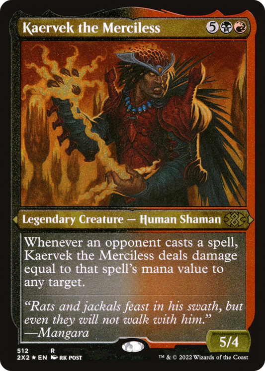 Kaervek the Merciless (Foil Etched) [Double Masters 2022]