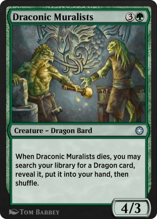 Draconic Muralists (HBG-205) - Alchemy Horizons: Baldur's Gate