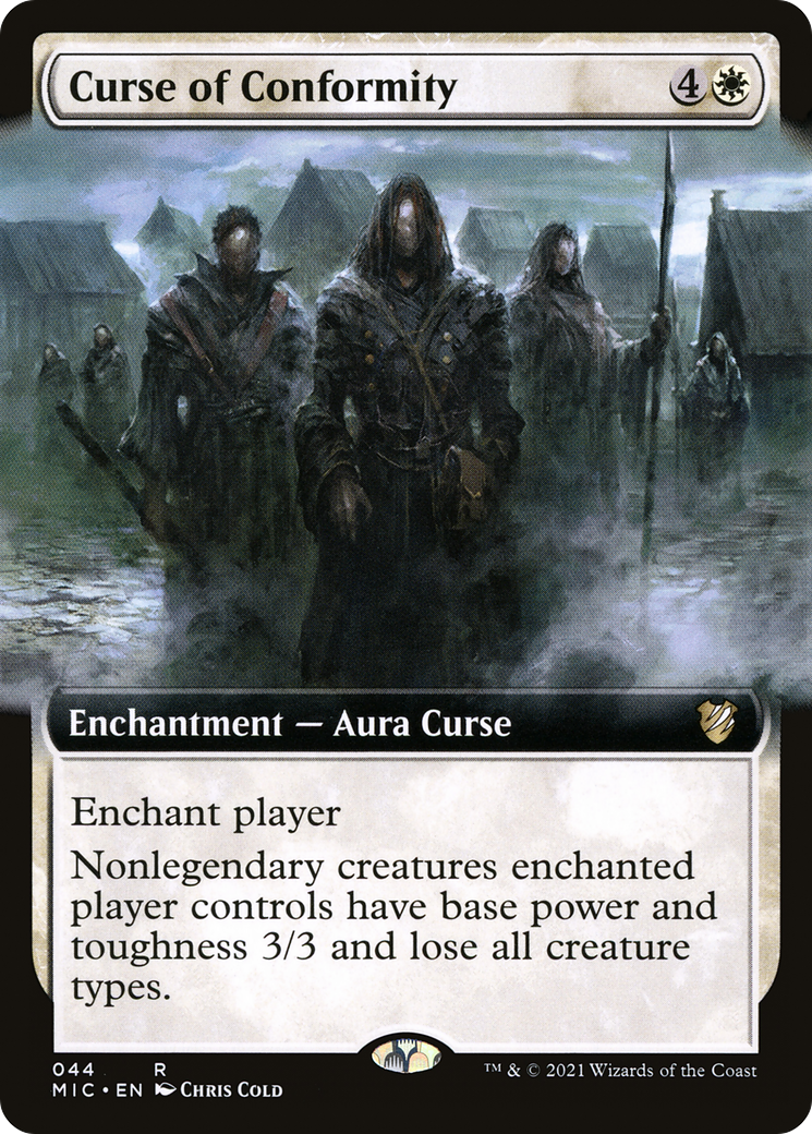 Curse of Conformity (Extended Art) [Innistrad: Midnight Hunt Commander]