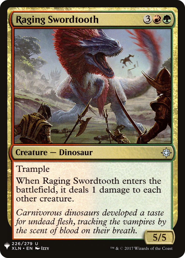 Raging Swordtooth [Mystery Booster]