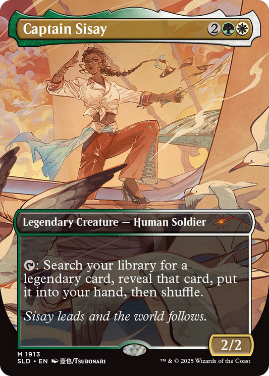 Captain Sisay (SLD-1913) - Secret Lair Drop (Borderless) Foil