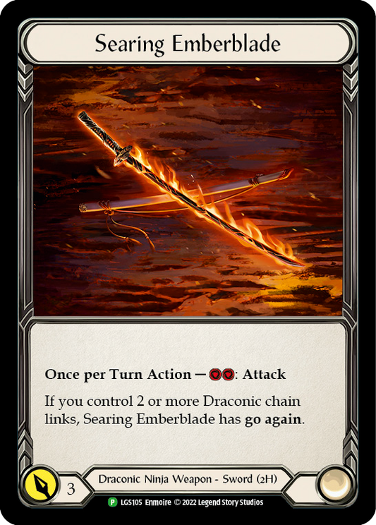 Searing Emberblade [LGS105] (Promo)  Cold Foil