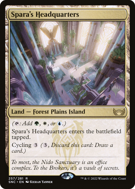 Spara's Headquarters (Promo Pack) [Streets of New Capenna Promos]