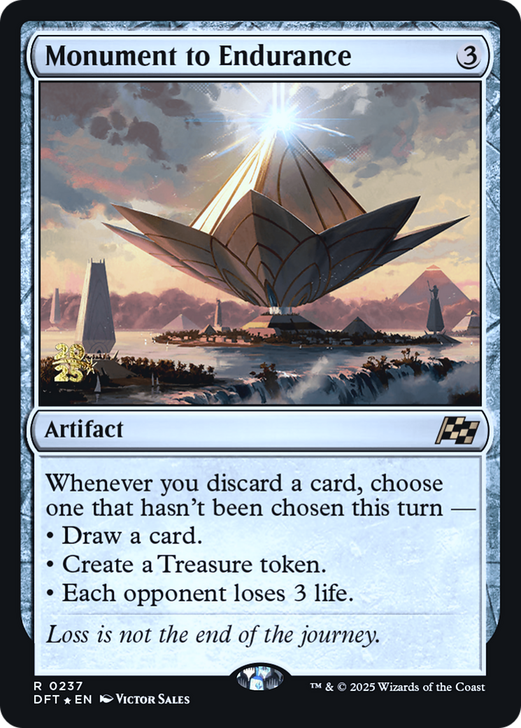 Monument to Endurance [Aetherdrift Prerelease Promos]