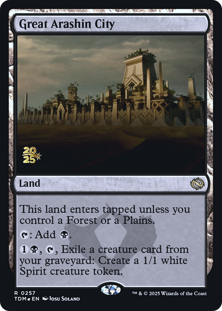 Great Arashin City [Tarkir: Dragonstorm Prerelease Promos]