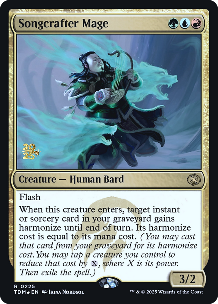 Songcrafter Mage [Tarkir: Dragonstorm Prerelease Promos]