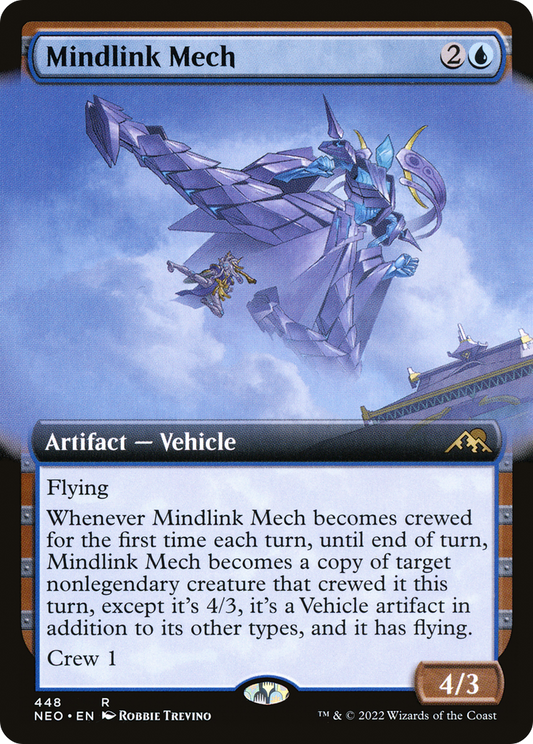 Mindlink Mech (Extended Art) [Kamigawa: Neon Dynasty]