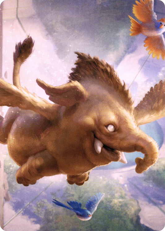 Lulu, Loyal Hollyphant // Lulu, Loyal Hollyphant (ACLB-018) - Battle for Baldur's Gate Art Series (Borderless)