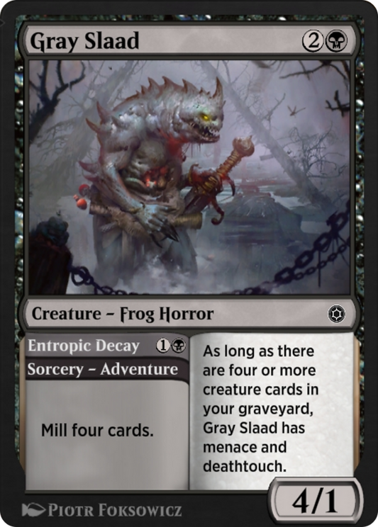 Gray Slaad // Entropic Decay (HBG-156) - Alchemy Horizons: Baldur's Gate