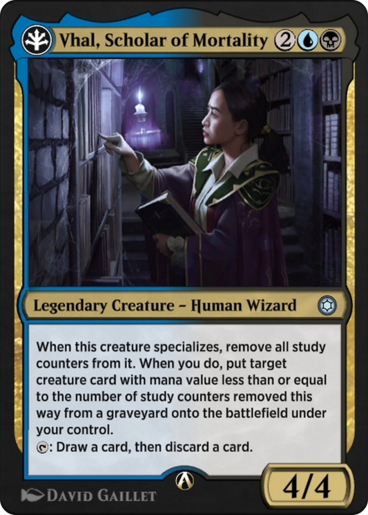 Vhal, Scholar of Mortality (HBG-08B) - Alchemy Horizons: Baldur's Gate