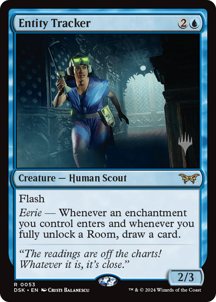 Entity Tracker (0053) (Promo Pack) [Duskmourn: House of Horror Promos]