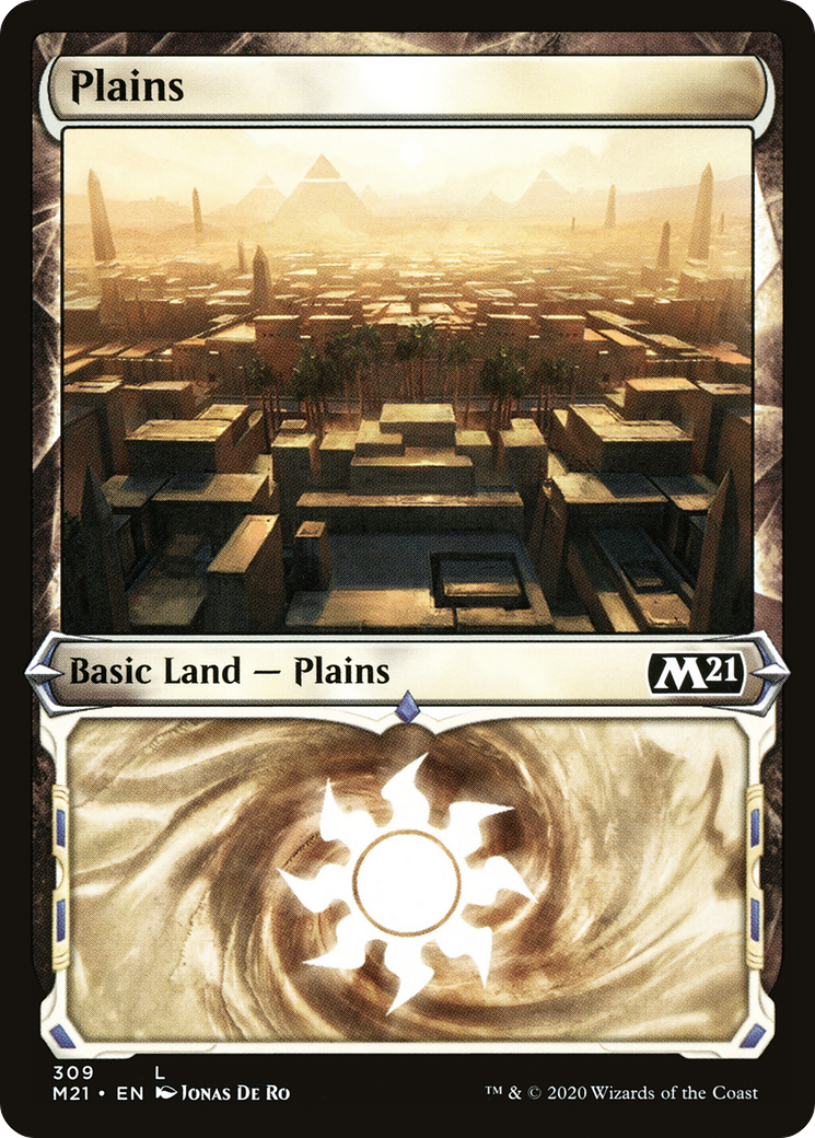 Plains (309) (Showcase) [Core Set 2021]