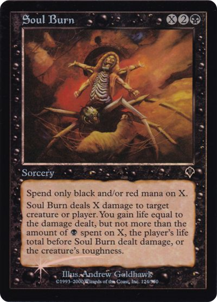 Soul Burn (INV-124★) - Invasion Foil