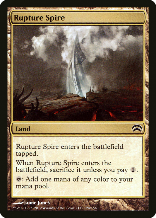 Rupture Spire (PC2-124) - Planechase 2012 Foil
