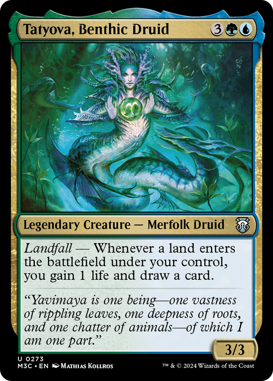 Tatyova, Benthic Druid (M3C-273) - Modern Horizons 3 Commander Foil