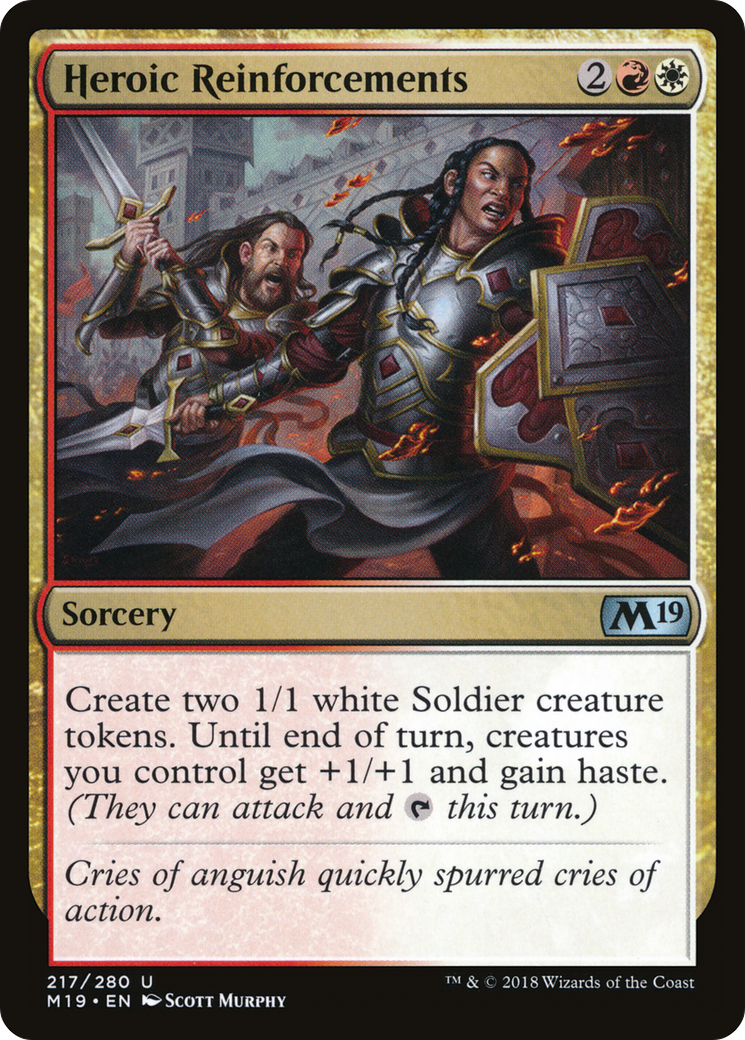 Heroic Reinforcements [Core Set 2019]