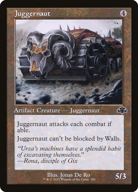 Juggernaut (Retro Frame) (DMR-382) - Dominaria Remastered Foil
