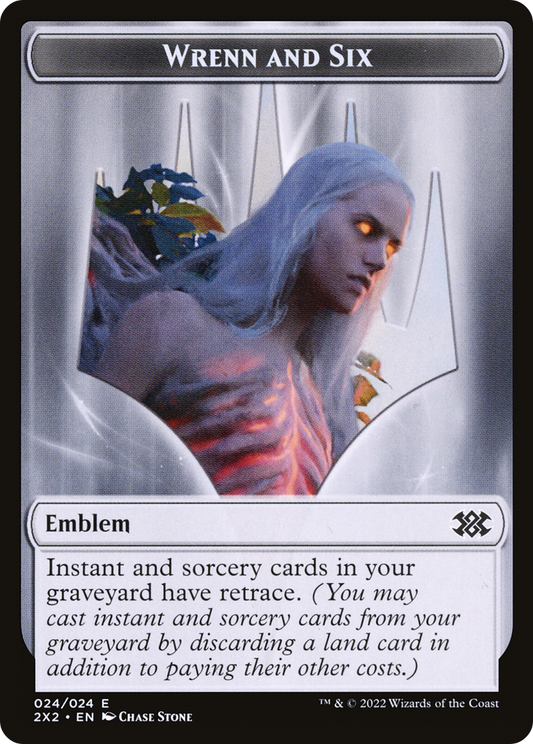 Wrenn and Six Emblem (T2X2-024) - Double Masters 2022 Tokens