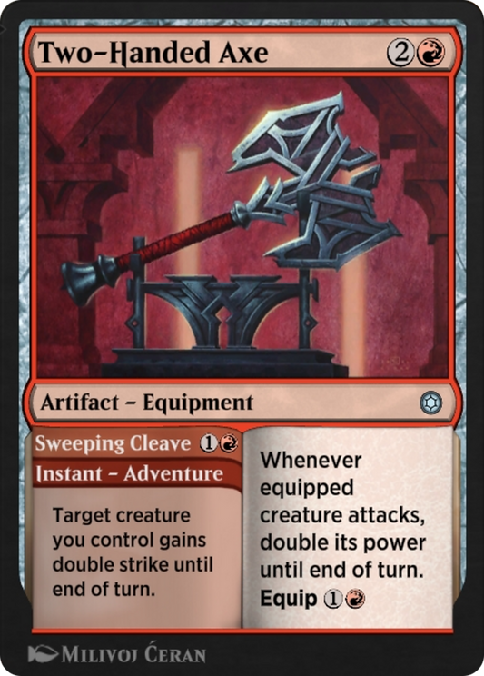Two-Handed Axe // Sweeping Cleave (HBG-191) - Alchemy Horizons: Baldur's Gate