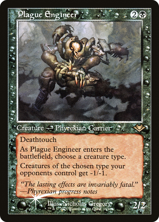 Plague Engineer (MH1-014) - Modern Horizons 1 Timeshifts Etched Foil