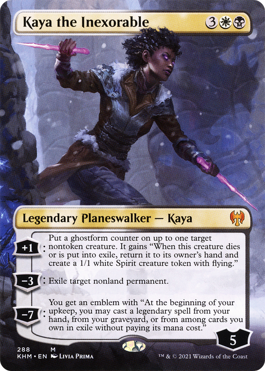 Kaya the Inexorable (Borderless) [Kaldheim]