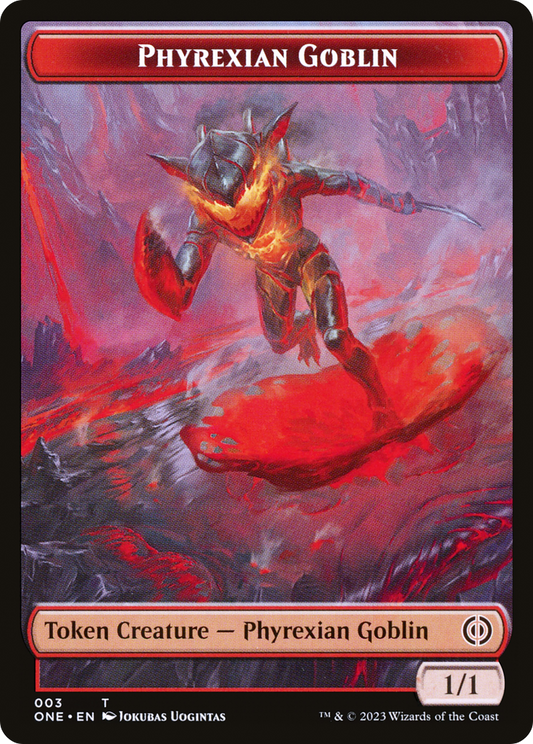 Phyrexian Goblin (TONE-003) - Phyrexia: All Will Be One Tokens