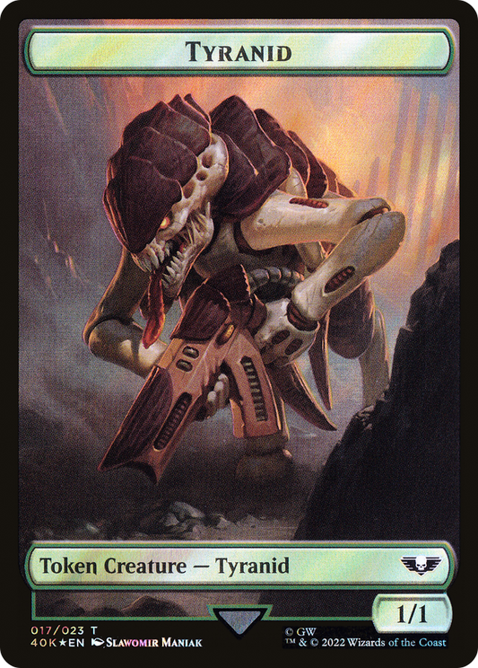 Tyranid (T40K-17★) - Warhammer 40,000 Tokens Foil
