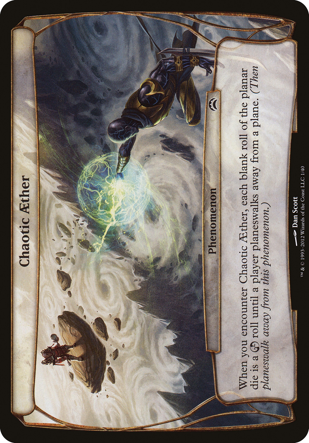 Chaotic Aether (OVER-001) - Planechase 2012 Planes Foil