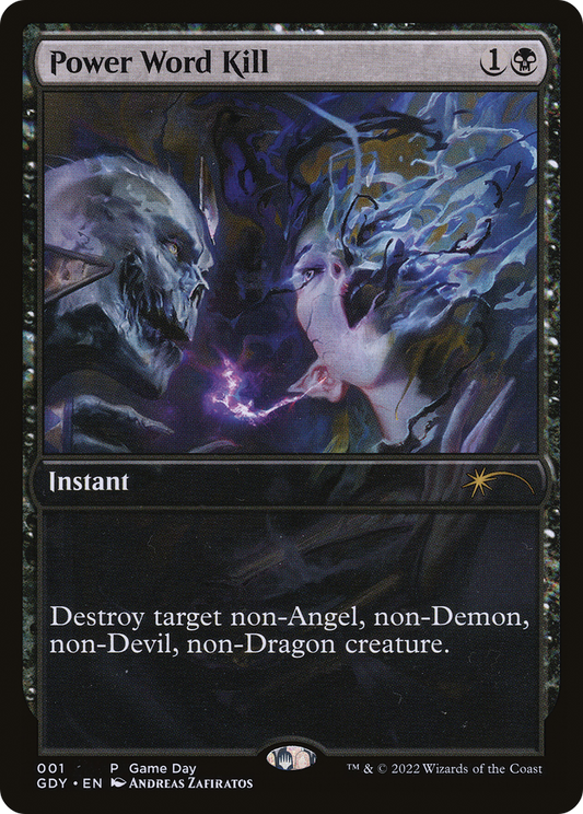 Power Word Kill (GAME-001) - Game Day Promos Foil
