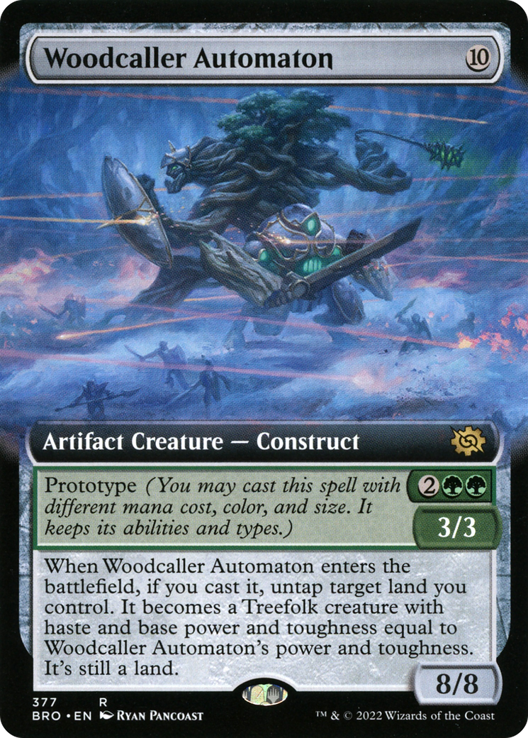 Woodcaller Automaton (BRO-377) - The Brothers' War: (Extended Art) Foil
