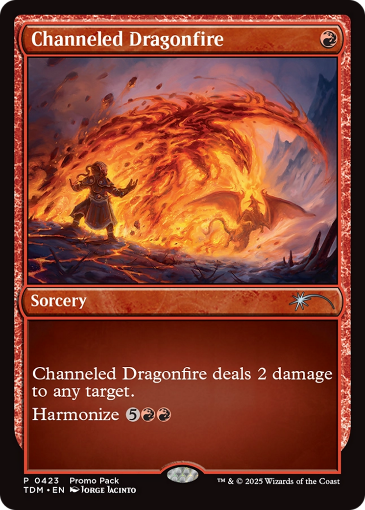 Channeled Dragonfire [Tarkir: Dragonstorm Promos]