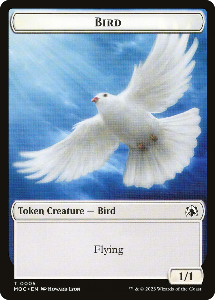 Bird (TMOC-005) - March of the Machine Commander Tokens