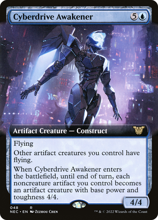 Cyberdrive Awakener (Extended Art) [Kamigawa: Neon Dynasty Commander]