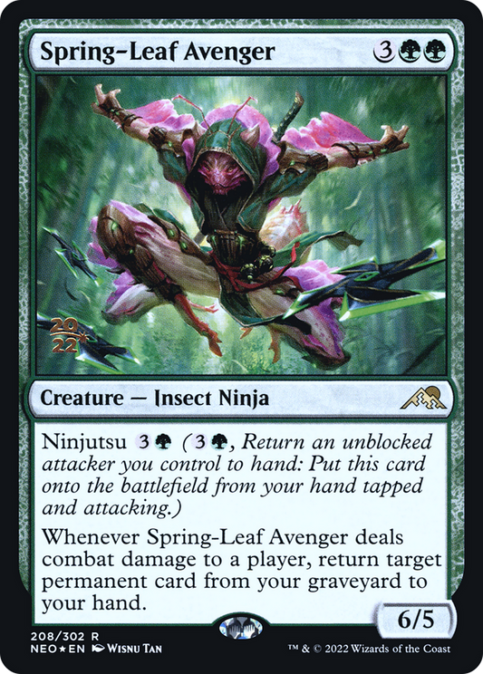 Spring-Leaf Avenger [Kamigawa: Neon Dynasty Prerelease Promos]